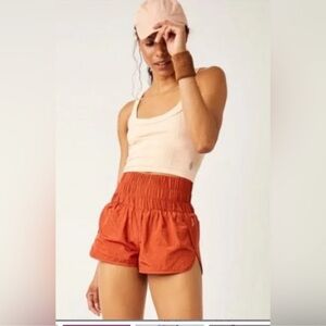 Free People Movement Red Earth The Way Home High Rise Active Athletic Shorts